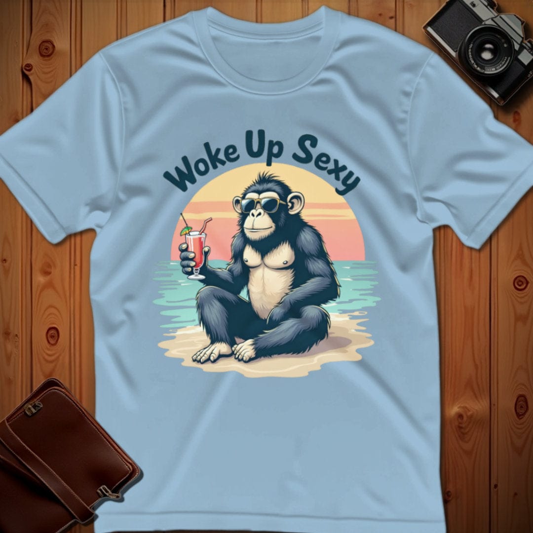 Chimpanzee Tee β Woke Up Sexy β Bold Vibrant Graphic | Outdoor Adventure