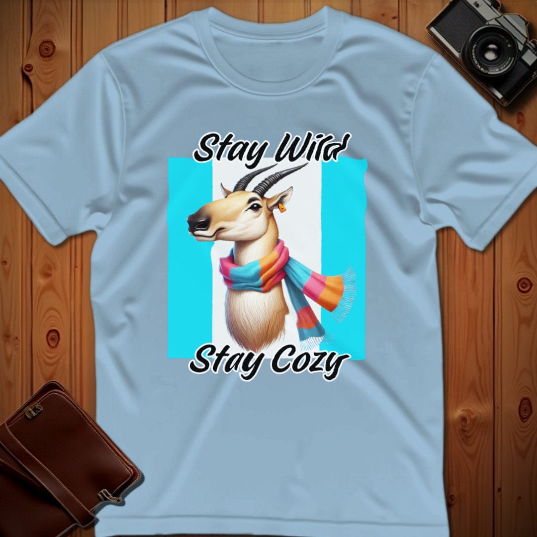 Saige Antelope Tee β Stay Wild Stay Cozy β Bold Vibrant Art