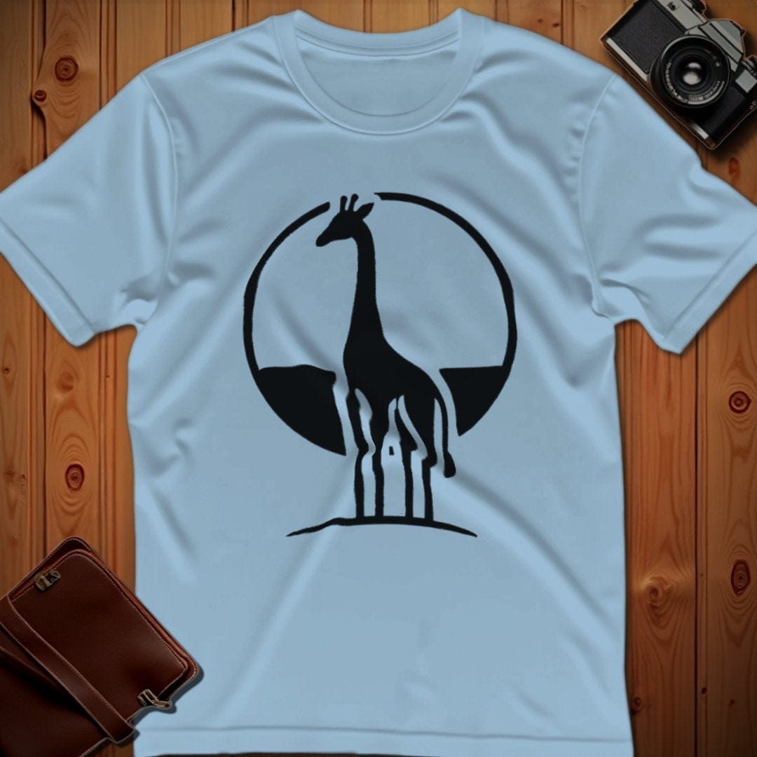 Giraffe Tee β Minimalist β Bold Vibrant Art