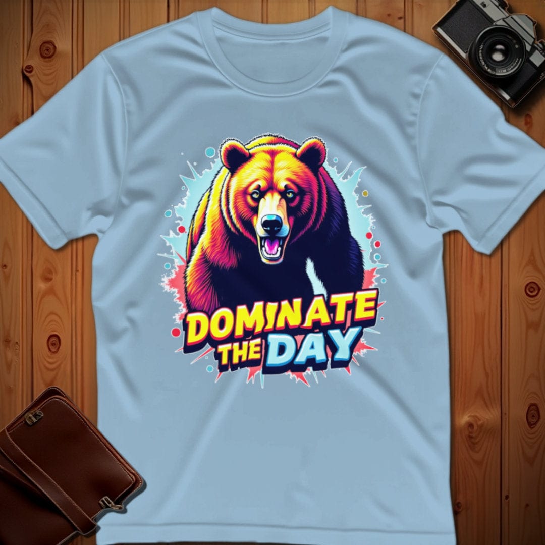 Bear Tee β Dominate the Day β Bold Vibrant Art