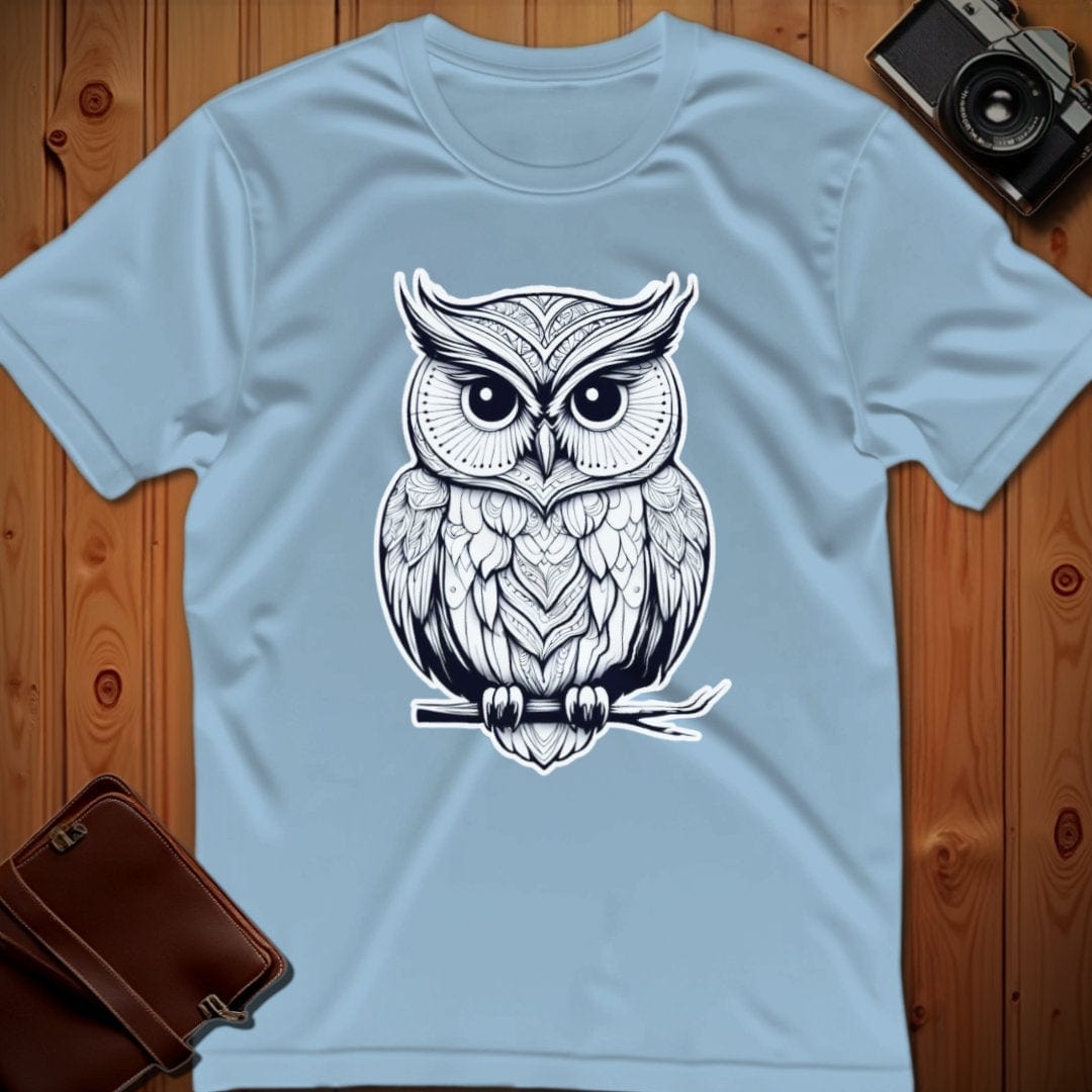 Owl Tee β On Branch β Bold Vibrant Art