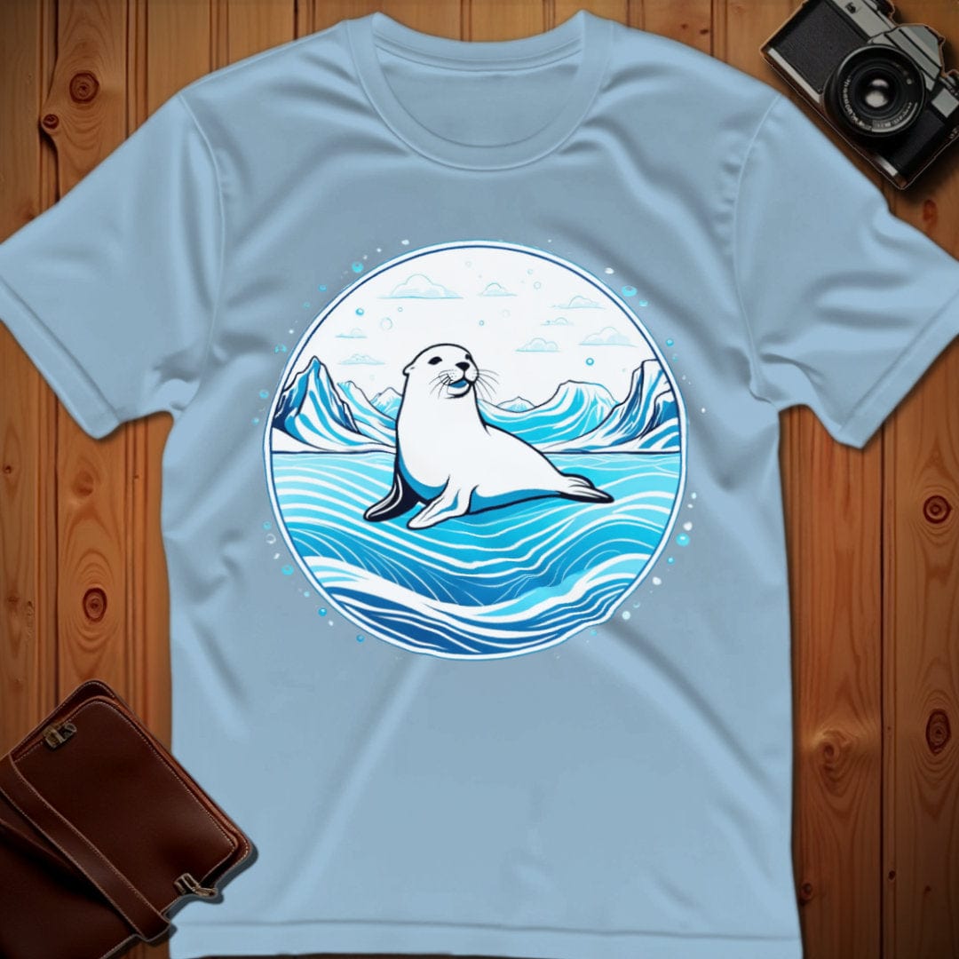 Seal T-Shirt β On Ice β Bold Vibrant Graphic | Lazy Day Outfit