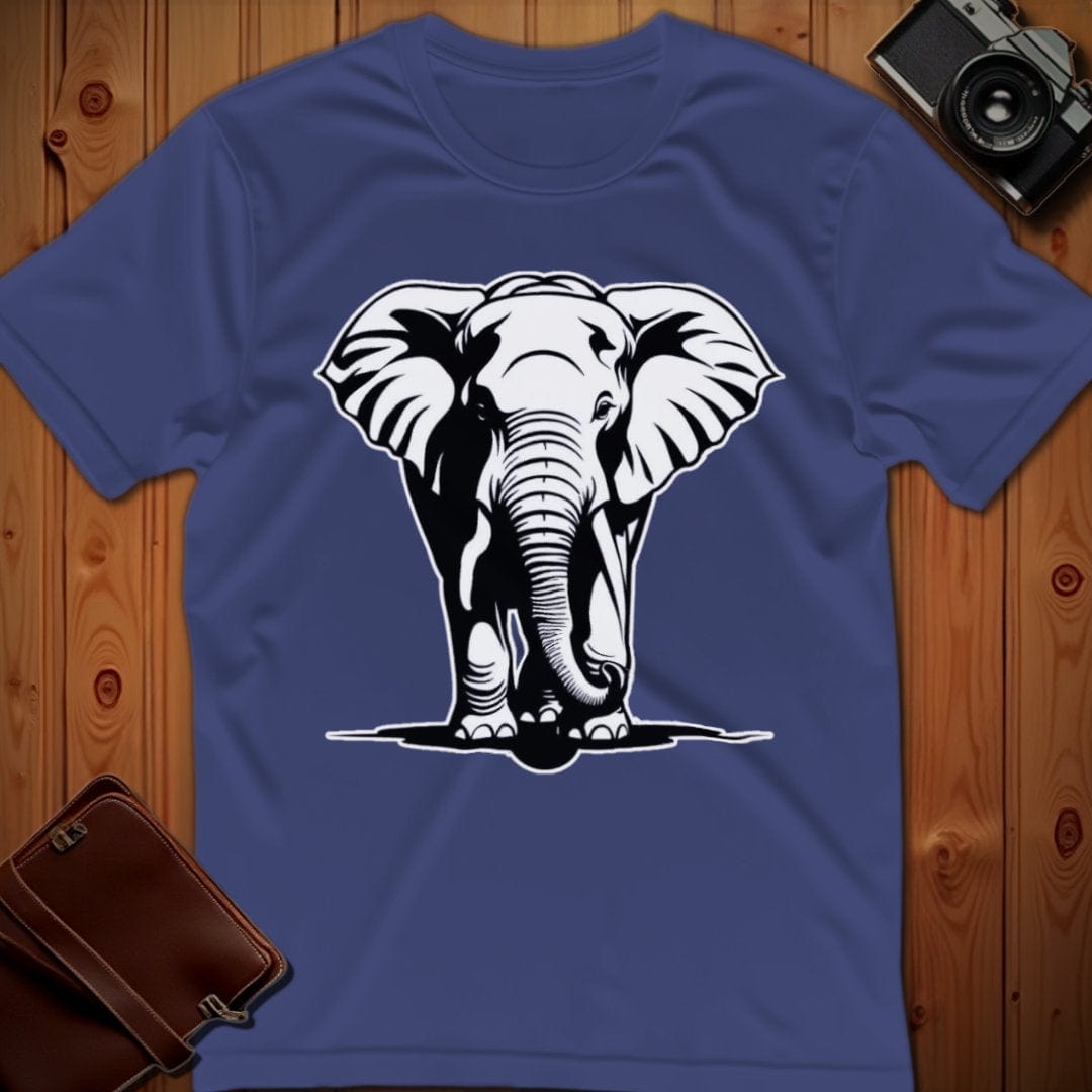 Elephant Tee β Walking β Bold Vibrant Art