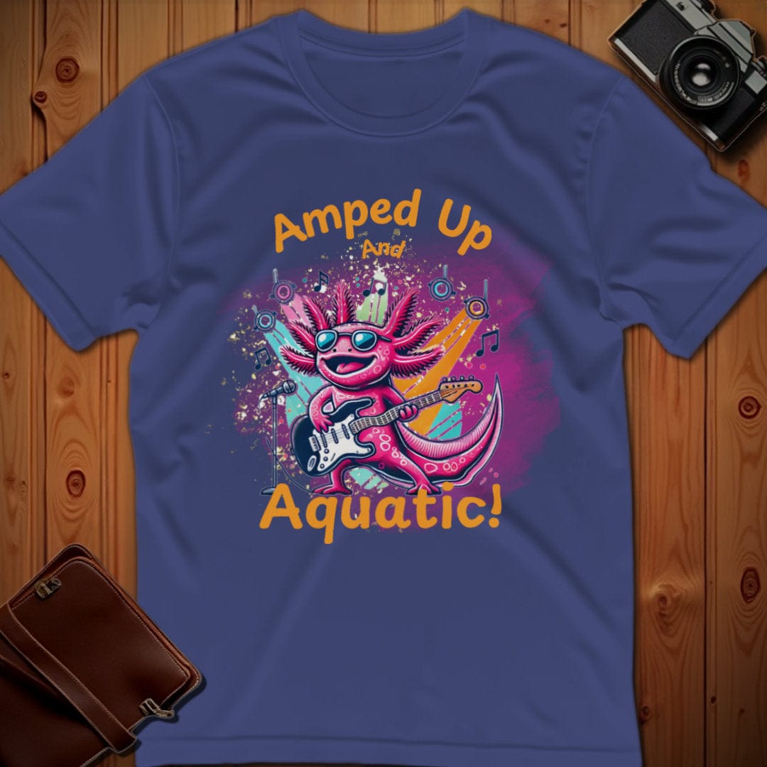 Axolotl Tee β Amped Up and Aquatic β Bold Vibrant Art