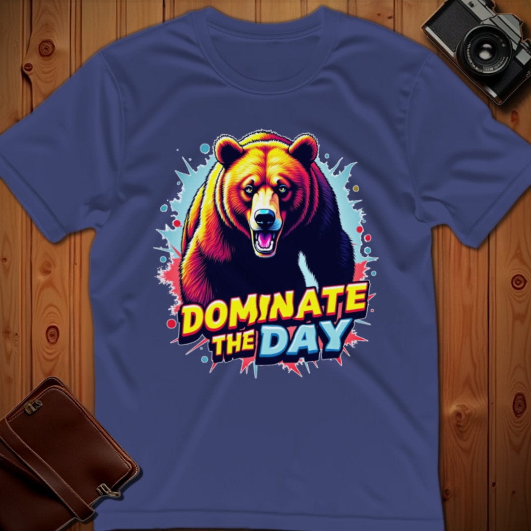Bear Tee β Dominate the Day β Bold Vibrant Art