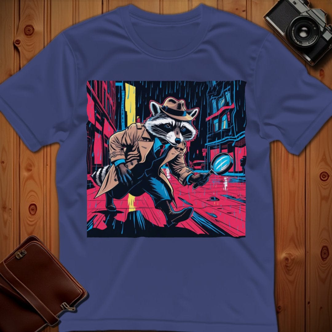 Raccoon Tee β Detective Raccoon Pop Art β Bold Vibrant Art