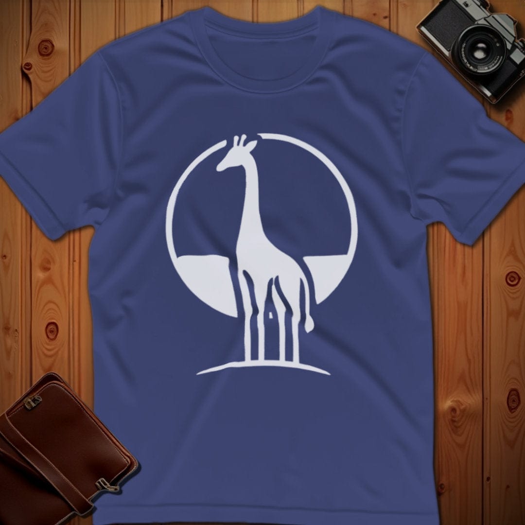 Giraffe Tee β Minimalist β Bold Vibrant Art