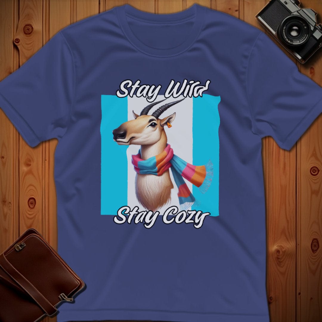 Saige Antelope Tee β Stay Wild Stay Cozy β Bold Vibrant Art