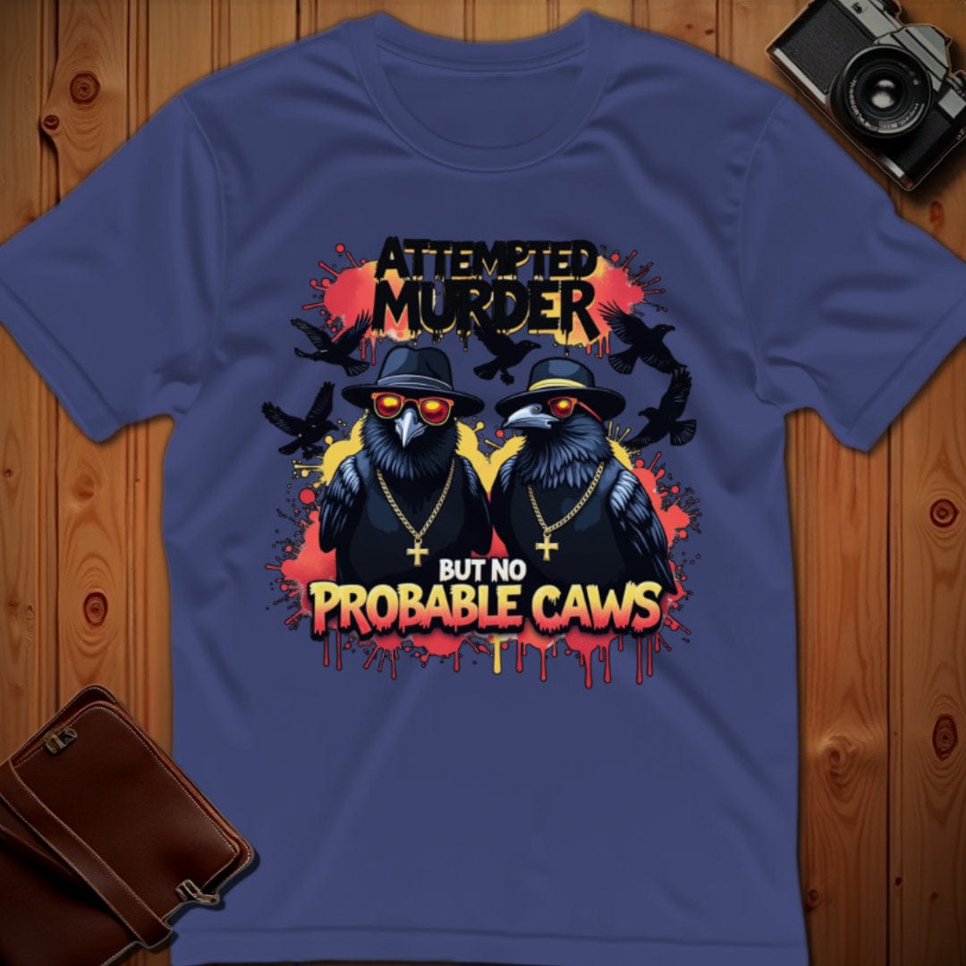 Crows Tee β Attempted Murder β Bold Vibrant Art