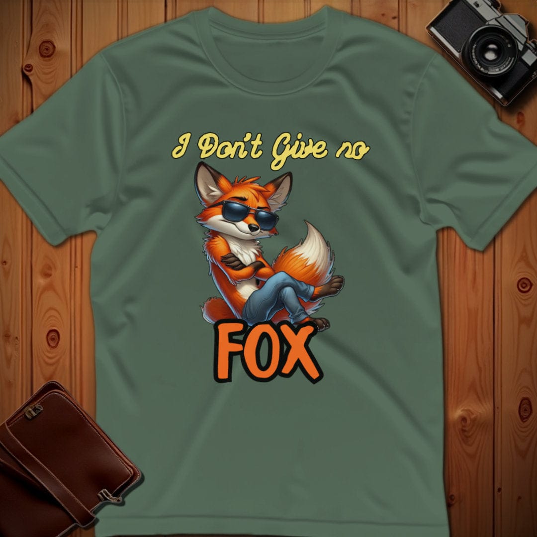 Fox Tee – I Don’t Give No – Bold Vibrant Art