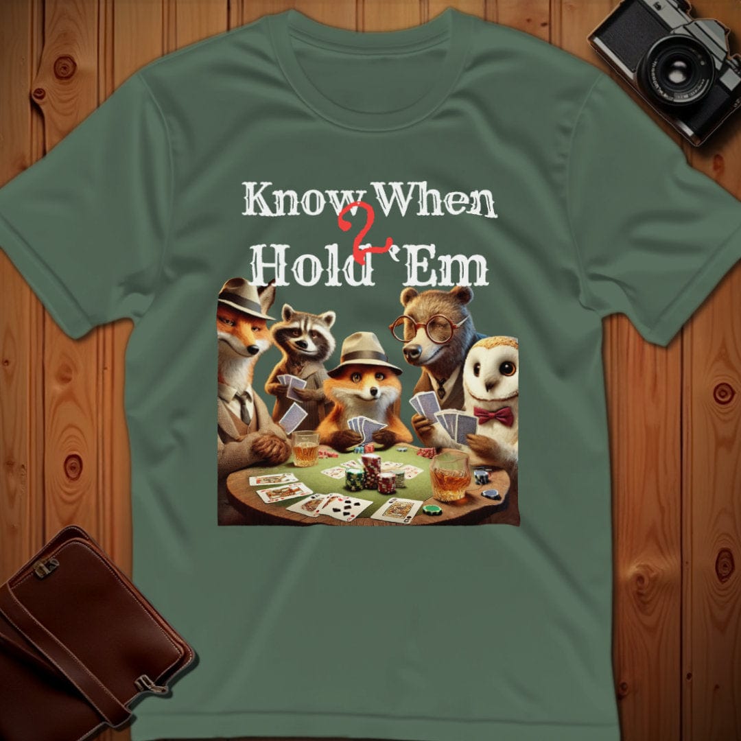 Fox, Owl, Bear Tee β Know When 2 Hold βEm β Bold Vibrant Art