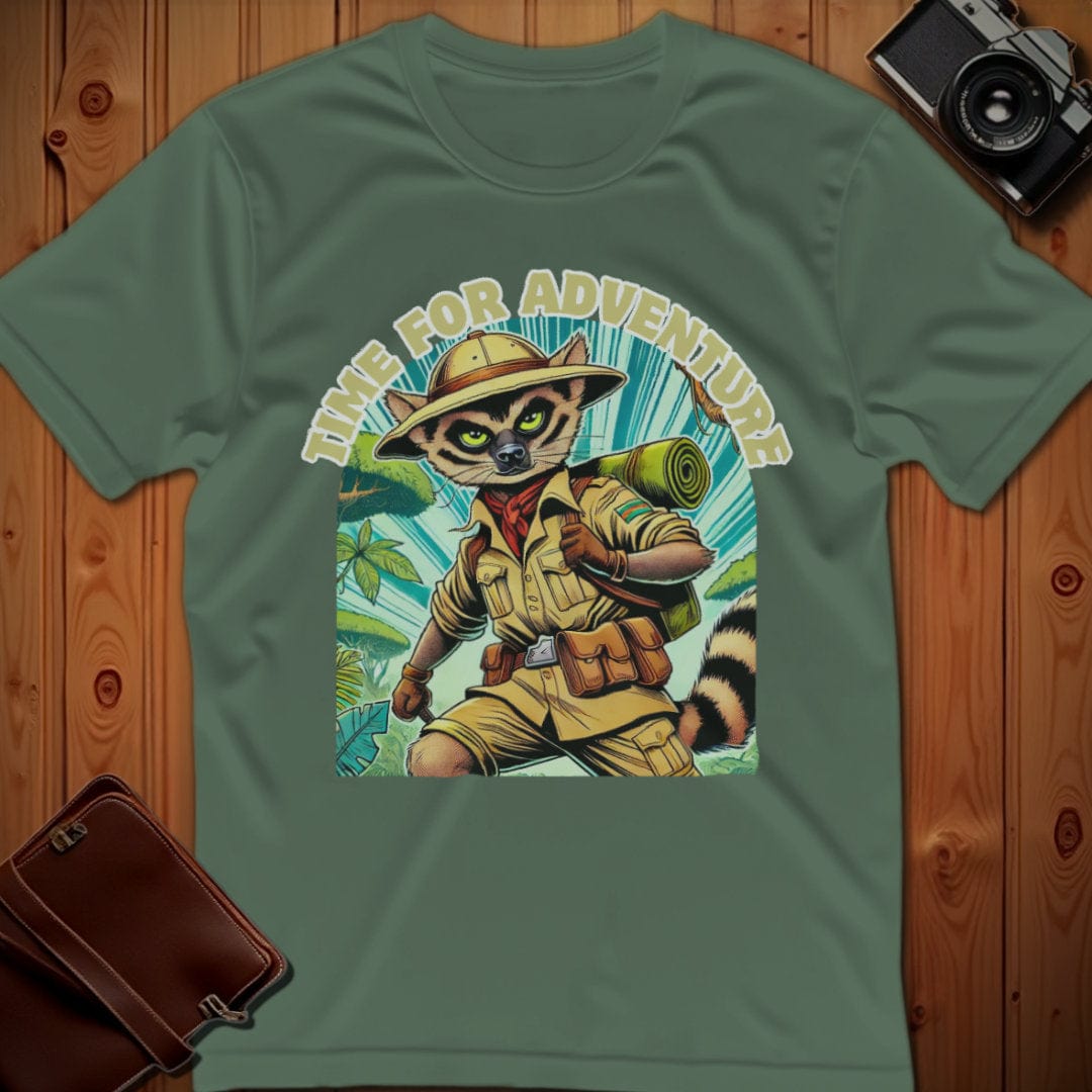 Fossa Tee β Time For Adventure β Bold Vibrant Art