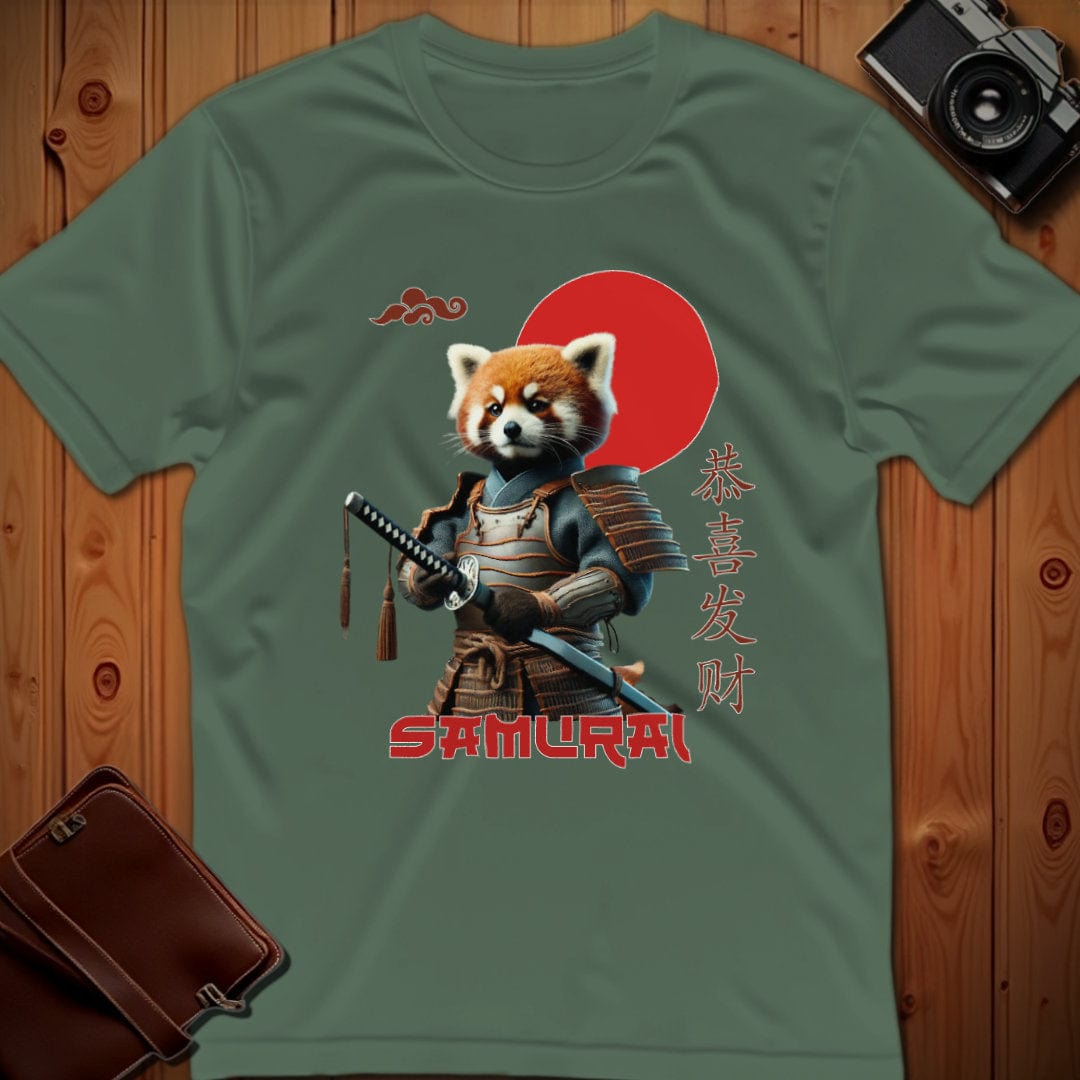 Samurai Tee β Red Panda β Bold Vibrant Art