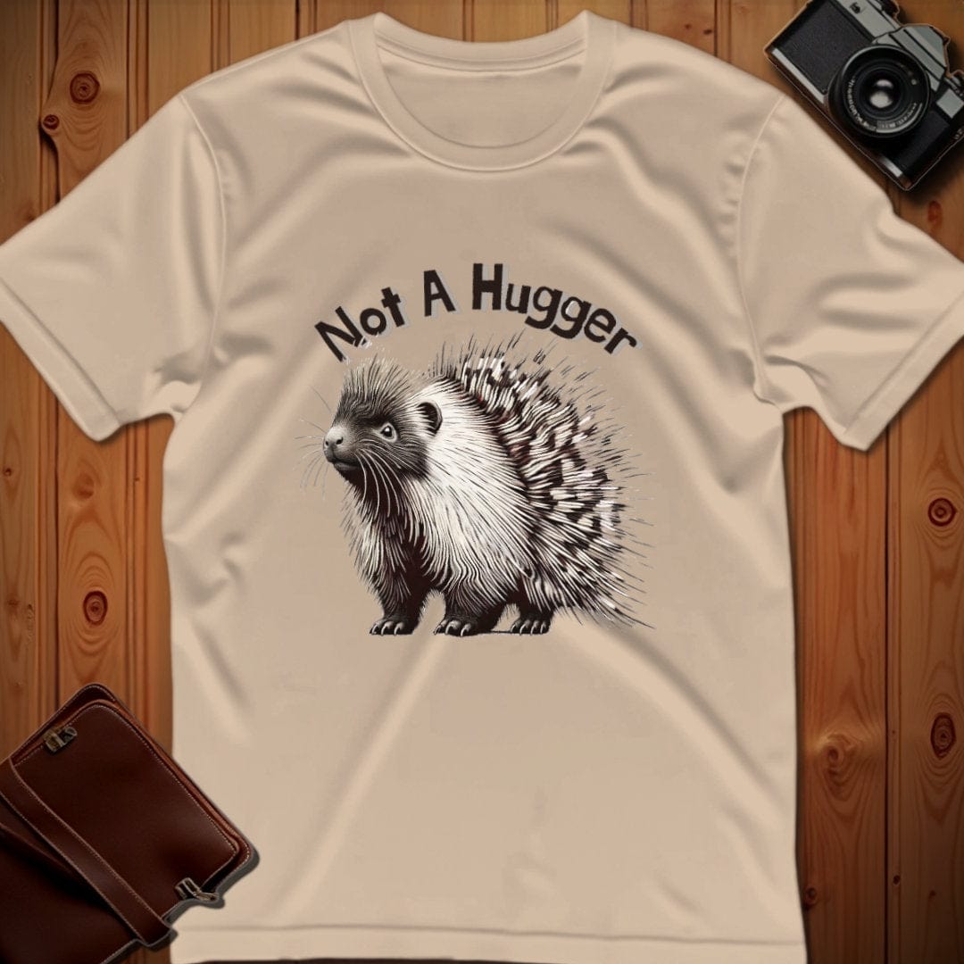 Porcupine Tee β Not A Hugger β Bold Vibrant Art