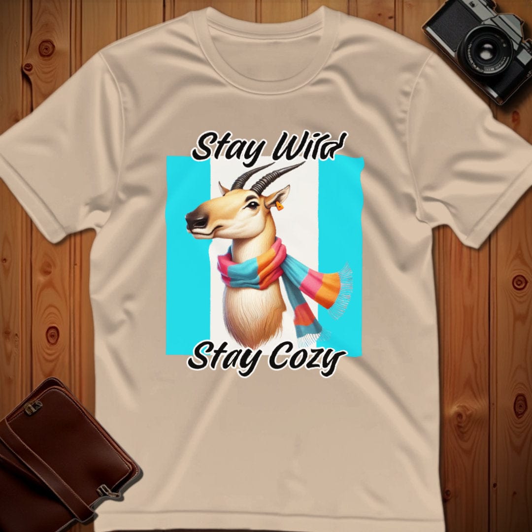 Saige Antelope Tee β Stay Wild Stay Cozy β Bold Vibrant Art