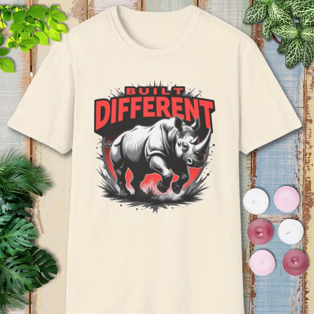 Built Different Rhino T-Shirt