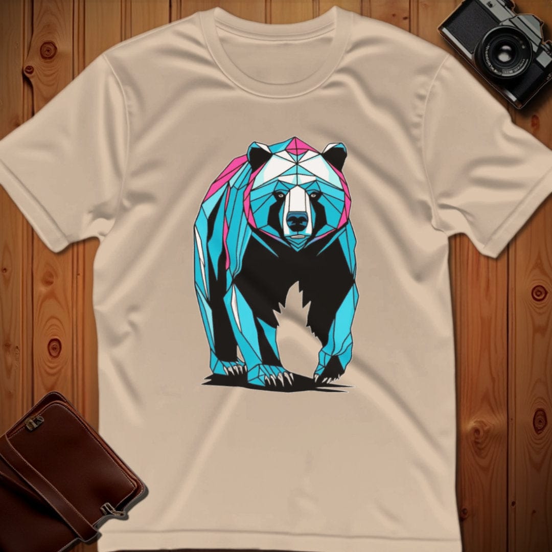 Bear Tee β Geometric β Bold Vibrant Art