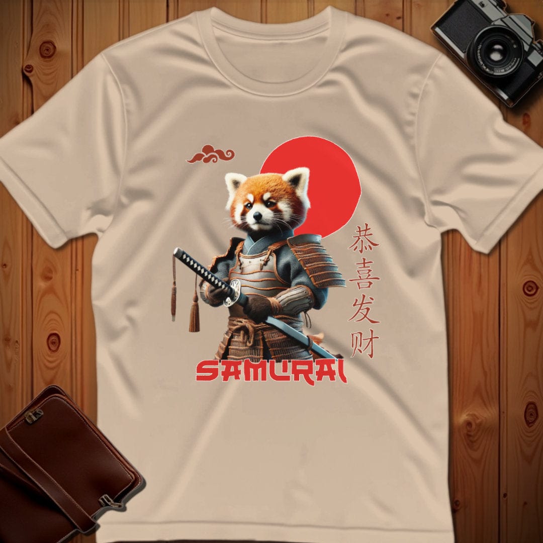 Samurai Tee β Red Panda β Bold Vibrant Art