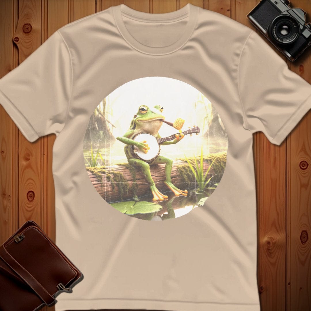 Frog Tee β Banjo β Bold Vibrant Art