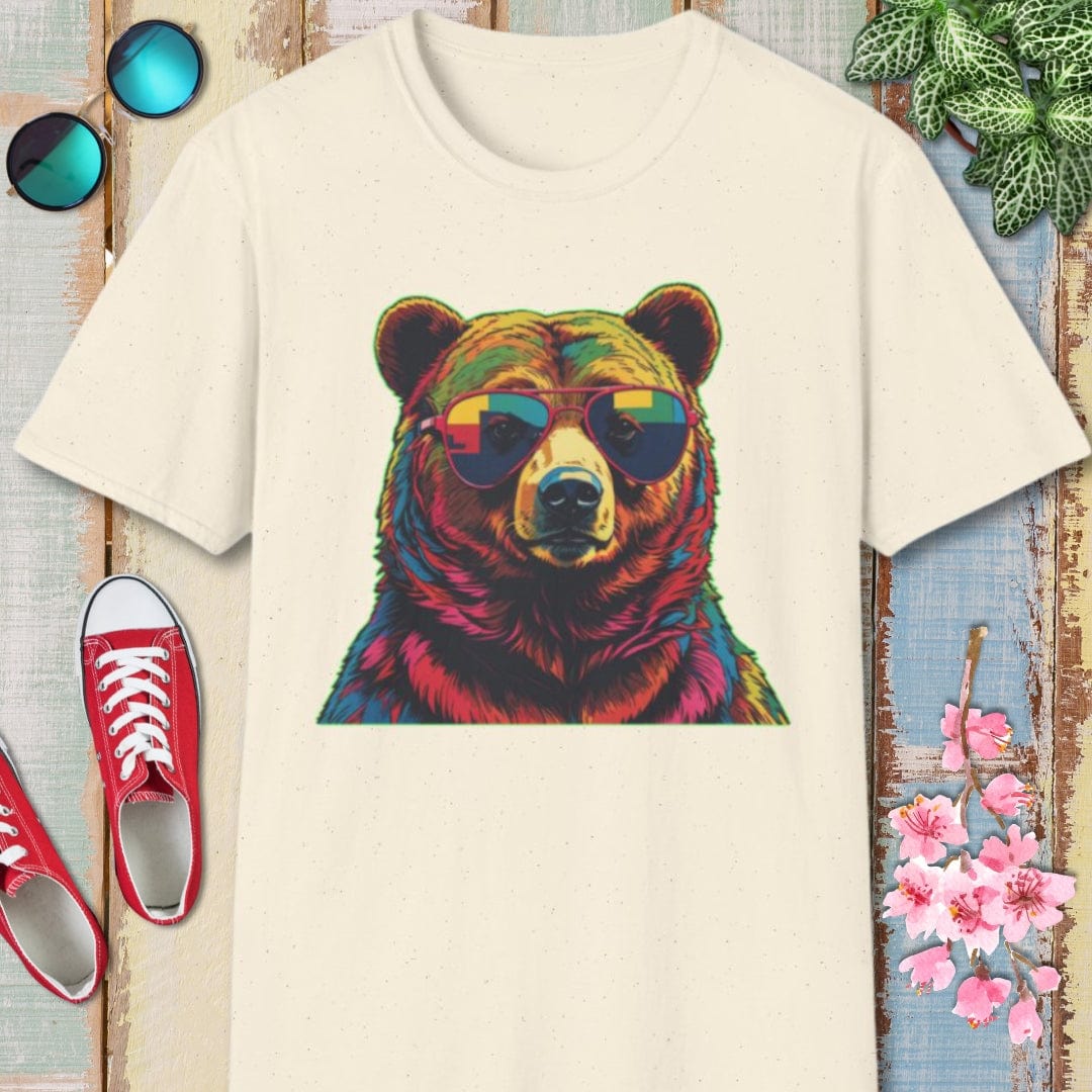 Bear Tee β Psychedelic β Bold Vibrant Art | Outdoor Adventure
