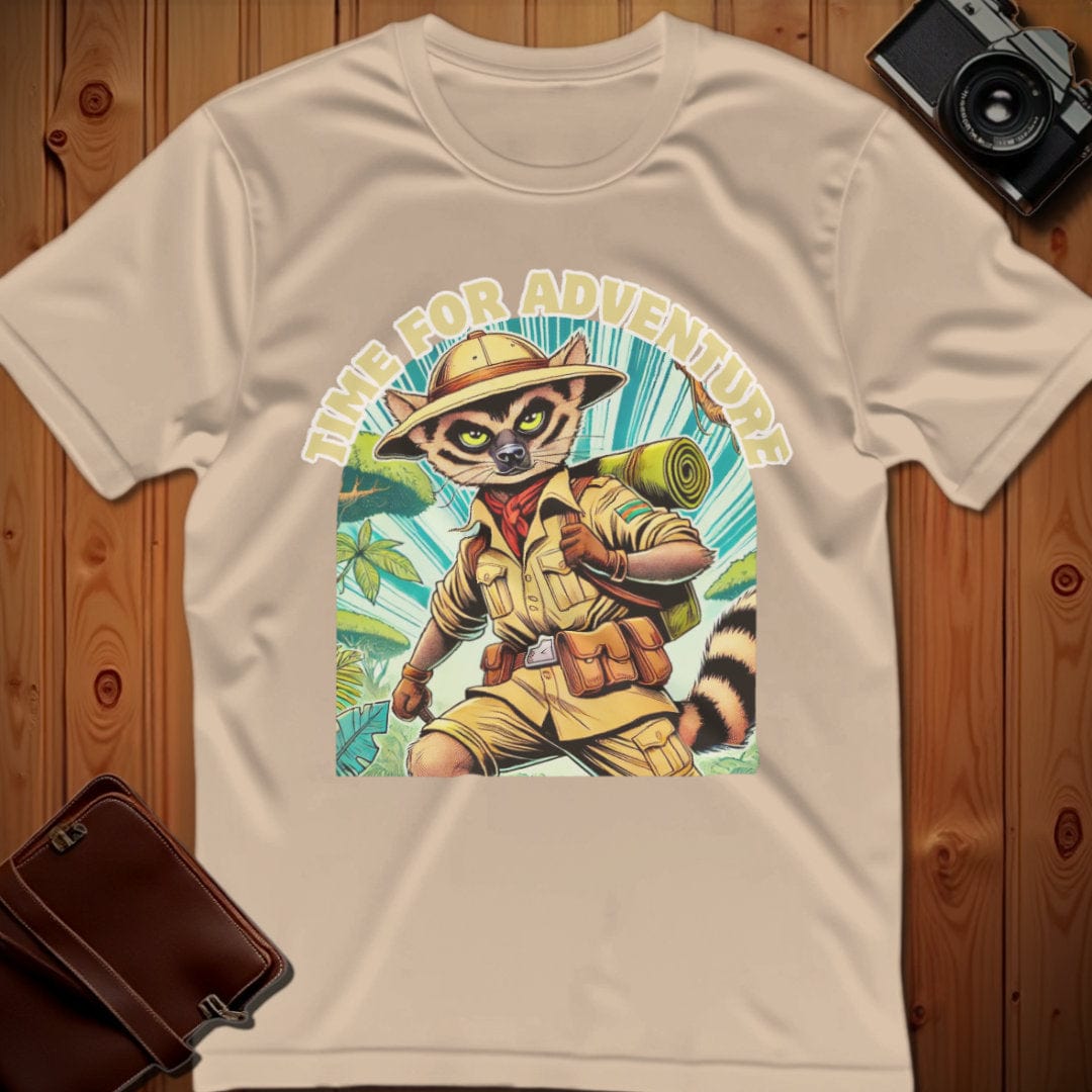 Fossa Tee β Time For Adventure β Bold Vibrant Art