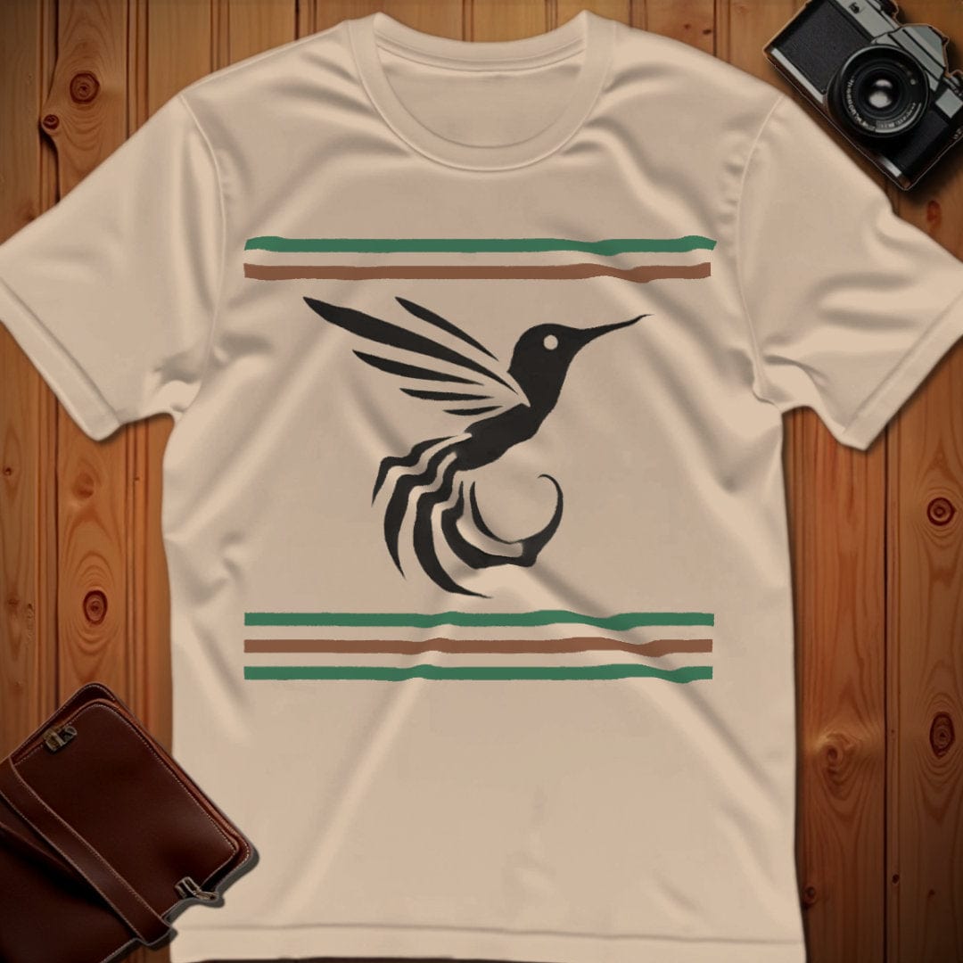 Hummingbird Tee β In Flight β Bold Vibrant Art