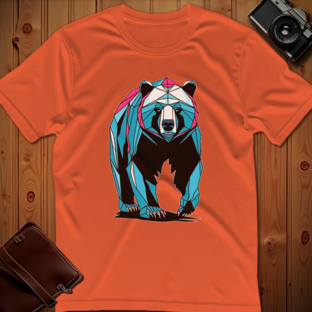 Bear Tee β Geometric β Bold Vibrant Art