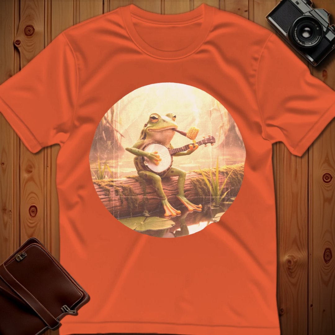 Frog Tee β Banjo β Bold Vibrant Art