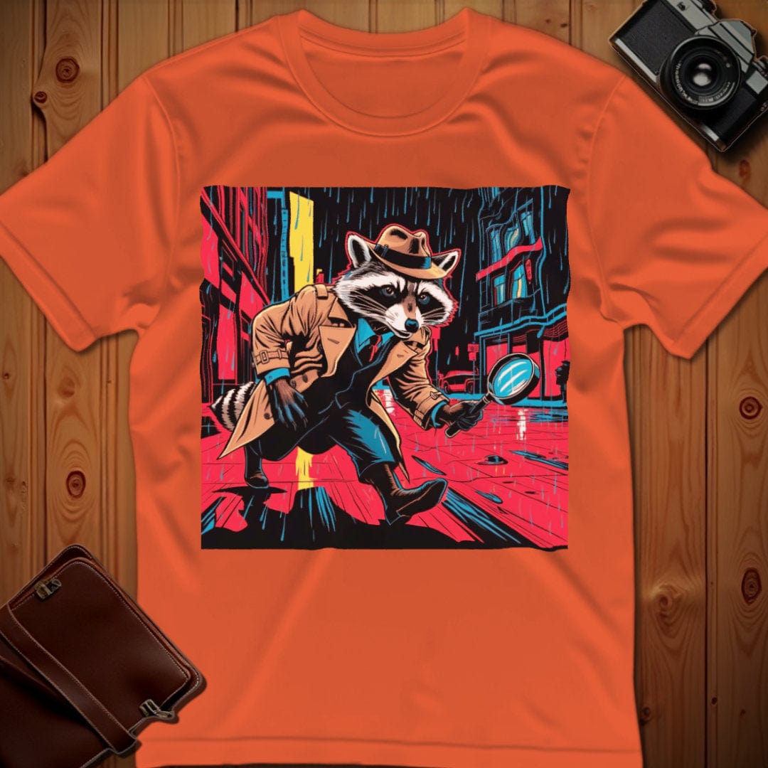 Raccoon Tee β Detective Raccoon Pop Art β Bold Vibrant Art