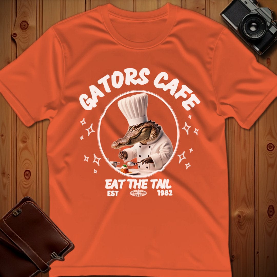 Alligator Tee β Gators Cafe β Bold Vibrant Graphic | for Animal Lovers