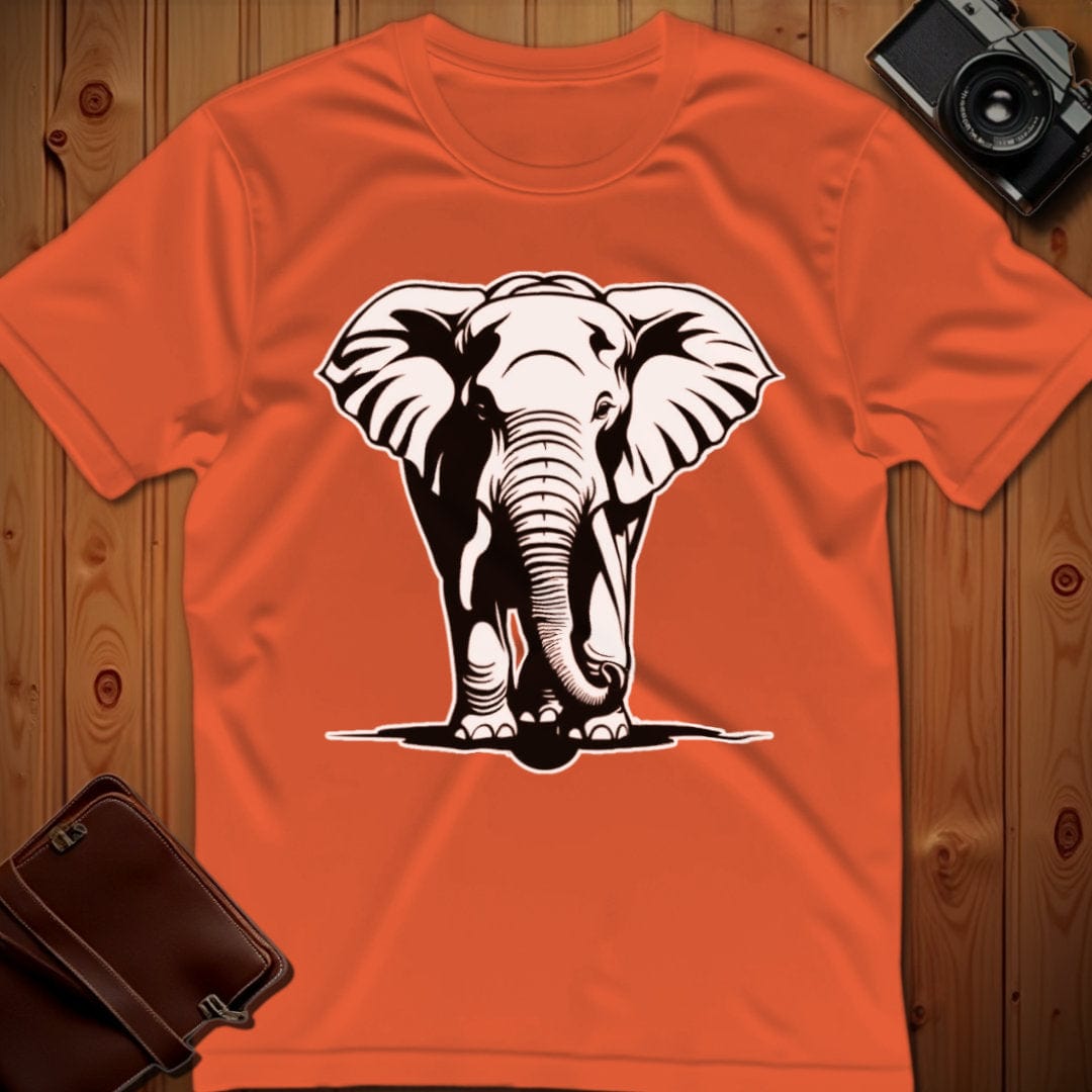 Elephant Tee β Walking β Bold Vibrant Art