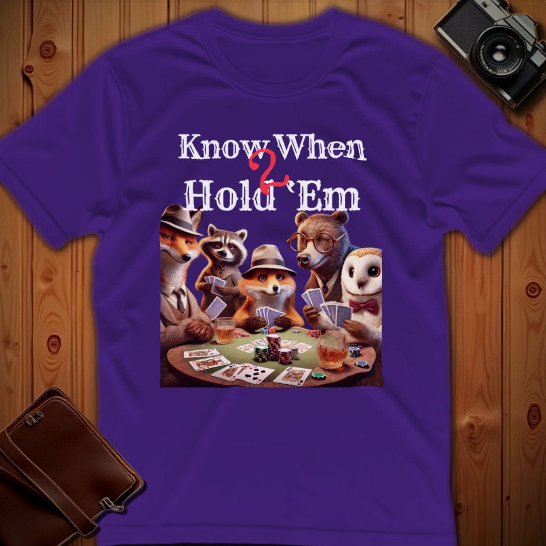 Fox, Owl, Bear Tee β Know When 2 Hold βEm β Bold Vibrant Art