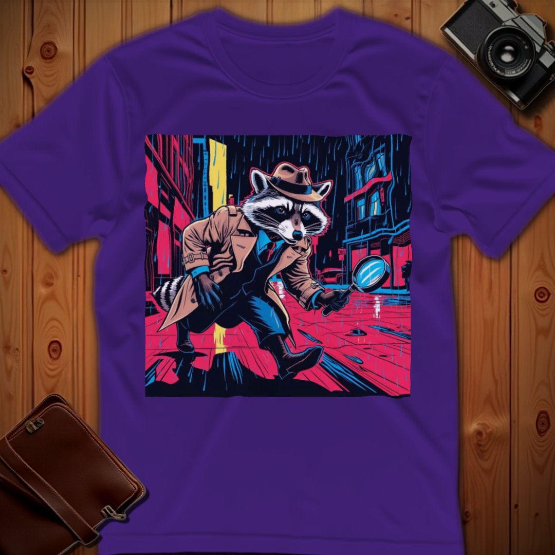 Raccoon Tee β Detective Raccoon Pop Art β Bold Vibrant Art