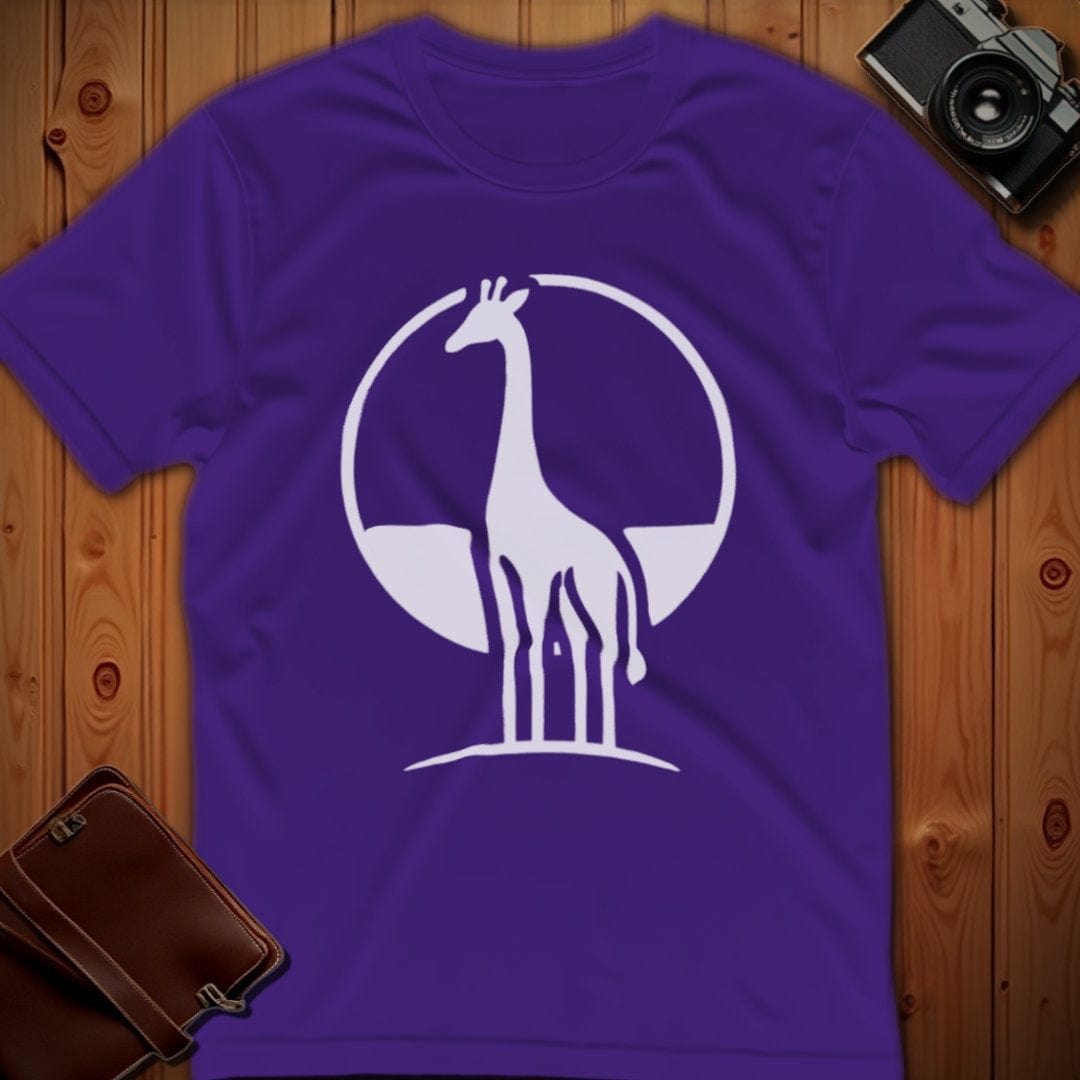 Giraffe Tee β Minimalist β Bold Vibrant Art