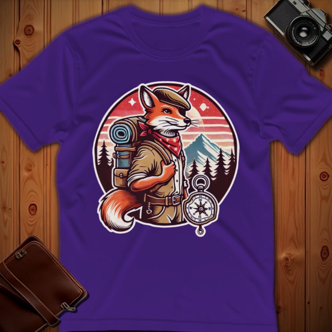 Fox Tee – Adventurous Fox– Bold Vibrant Art