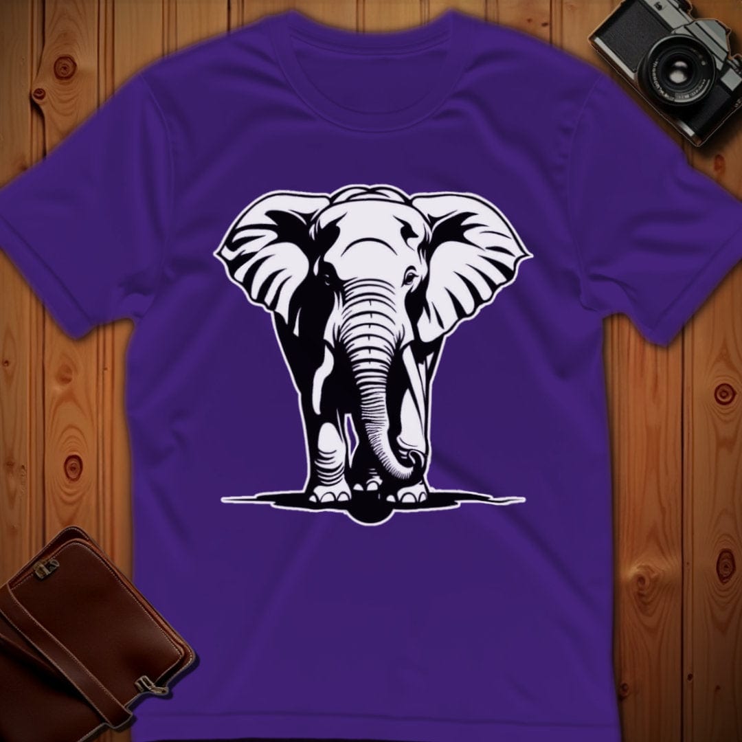 Elephant Tee β Walking β Bold Vibrant Art