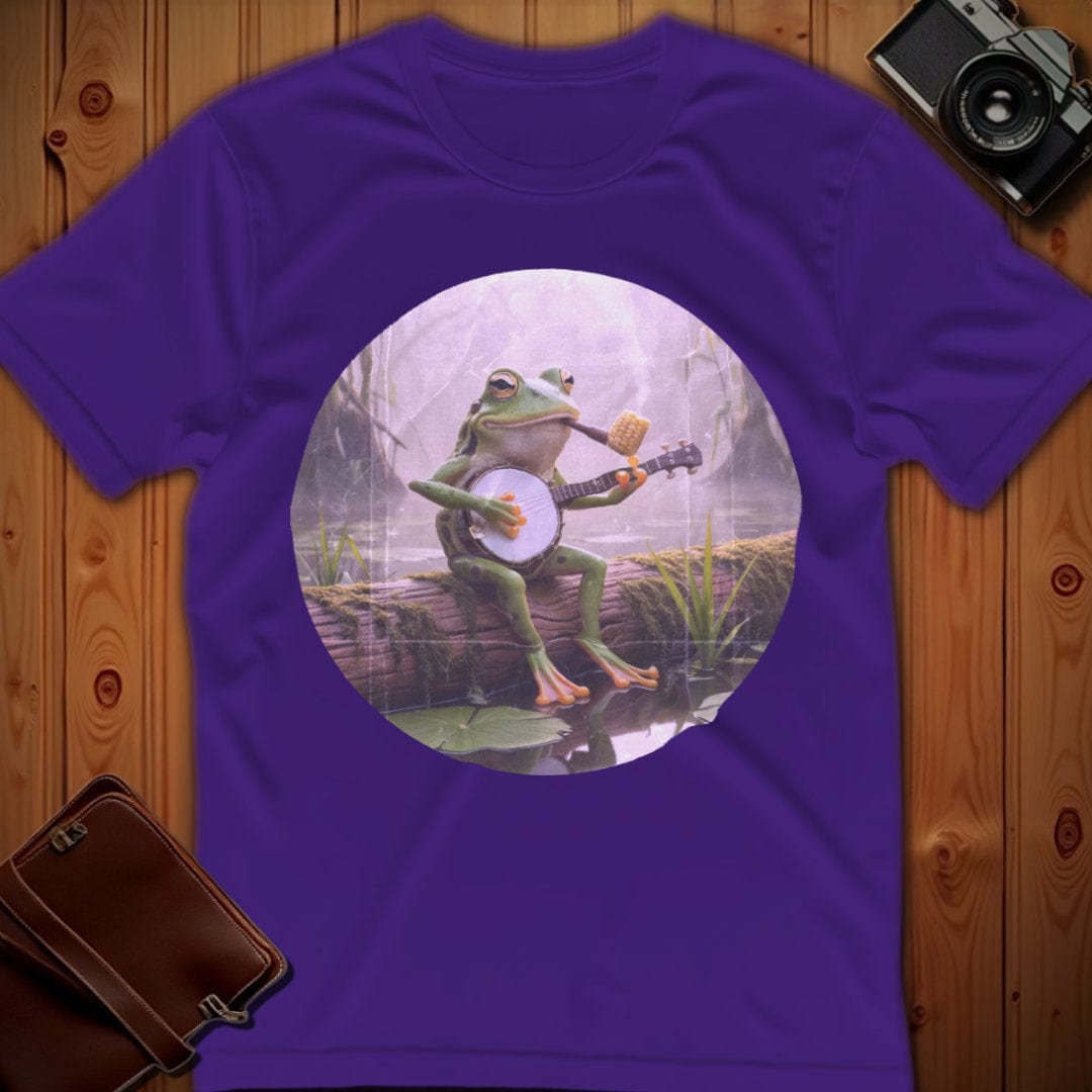 Frog Tee β Banjo β Bold Vibrant Art