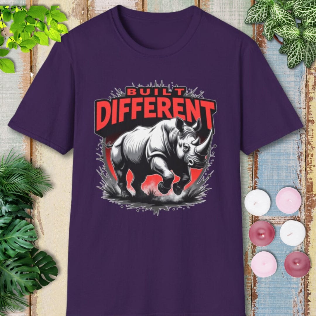 Built Different Rhino T-Shirt