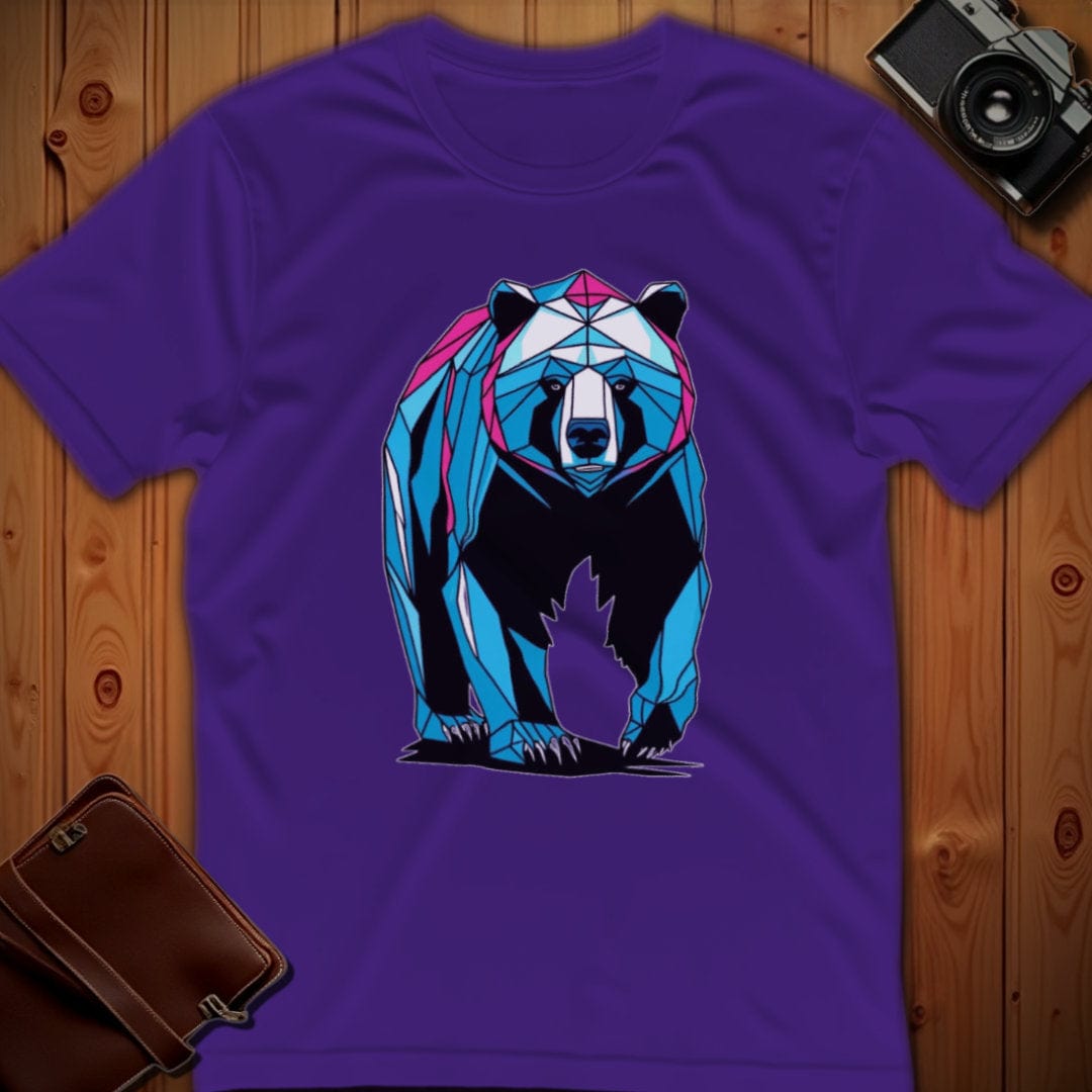 Bear Tee β Geometric β Bold Vibrant Art