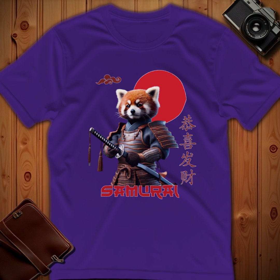 Samurai Tee β Red Panda β Bold Vibrant Art