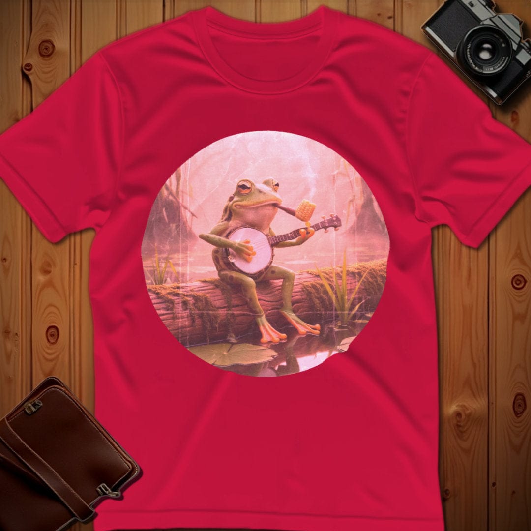 Frog Tee β Banjo β Bold Vibrant Art