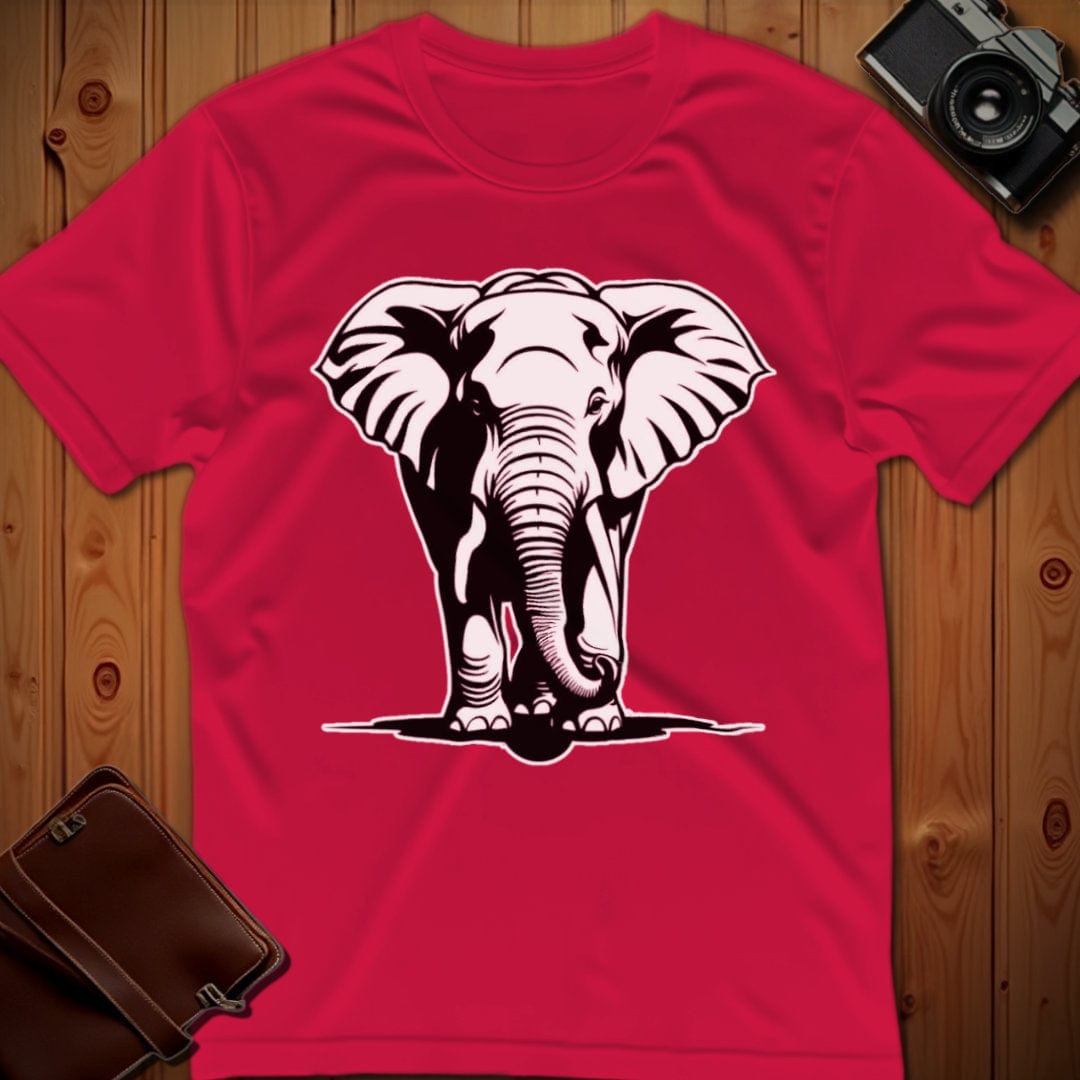 Elephant Tee β Walking β Bold Vibrant Art