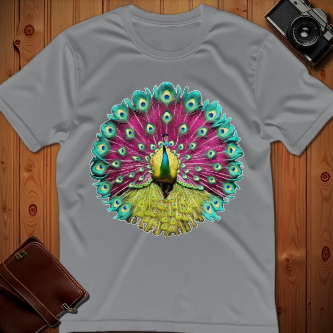 Peacock T-Shirt β Bold Vibrant Graphic | Weekend Casual Wear