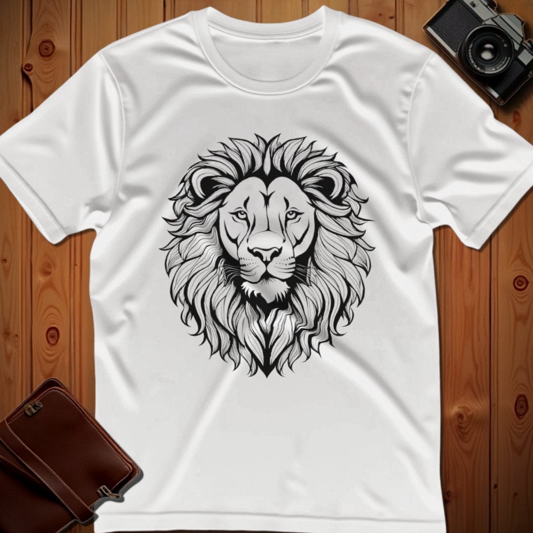Lion Tee β Minimalist β Bold Vibrant Art