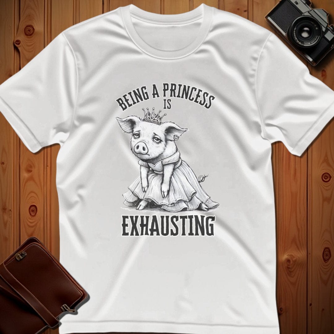 Lion Tee β Being a Princess is Exhausting β Bold Vibrant Art
