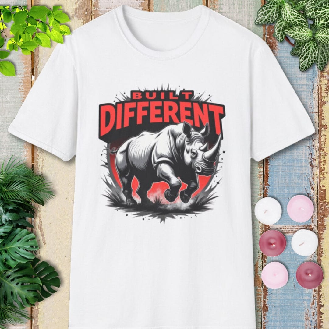 Built Different Rhino T-Shirt