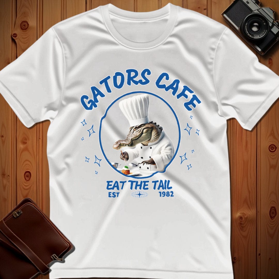 Alligator Tee β Gators Cafe β Bold Vibrant Graphic | for Animal Lovers