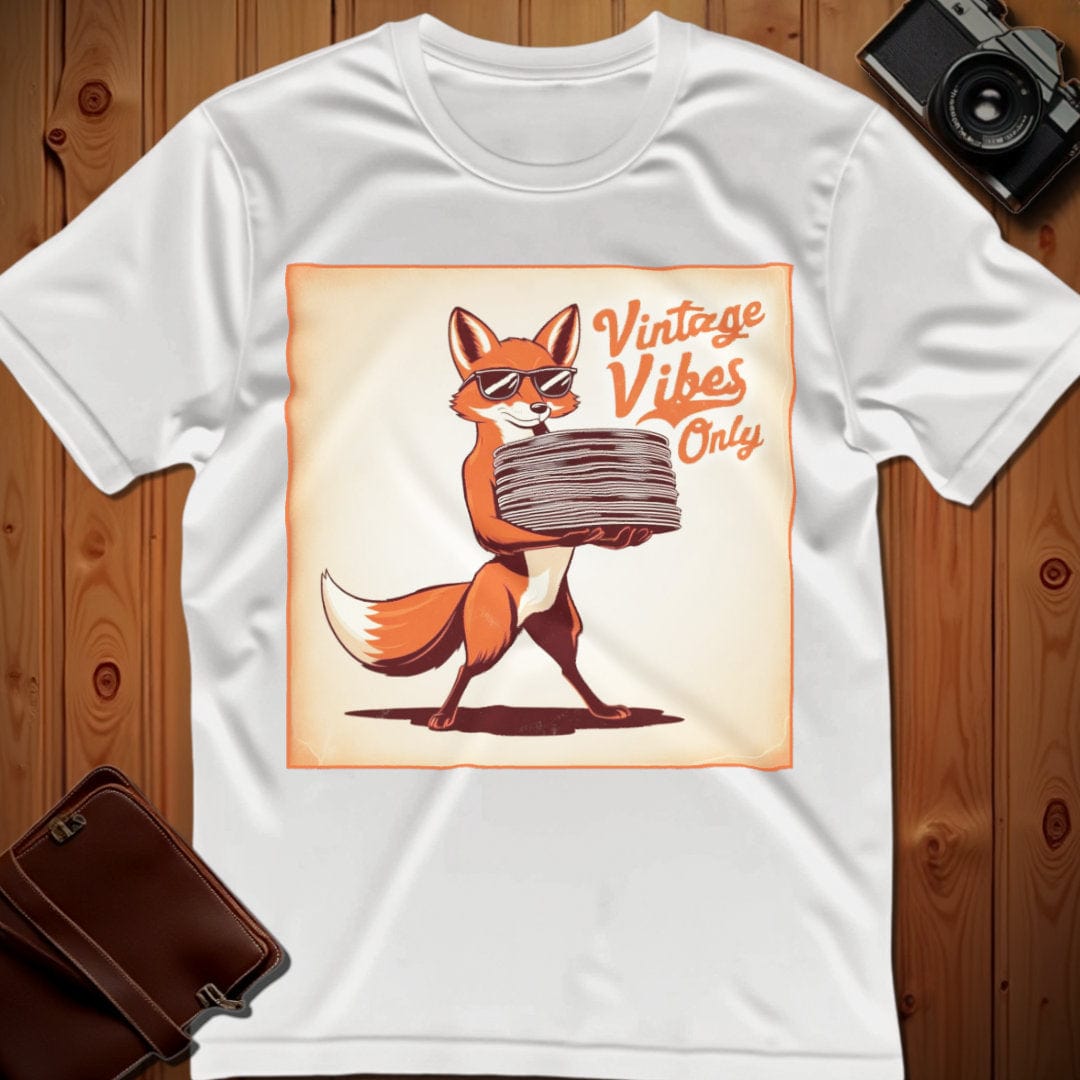 Fox Tee β Vintage Vibes β Bold Vibrant Art