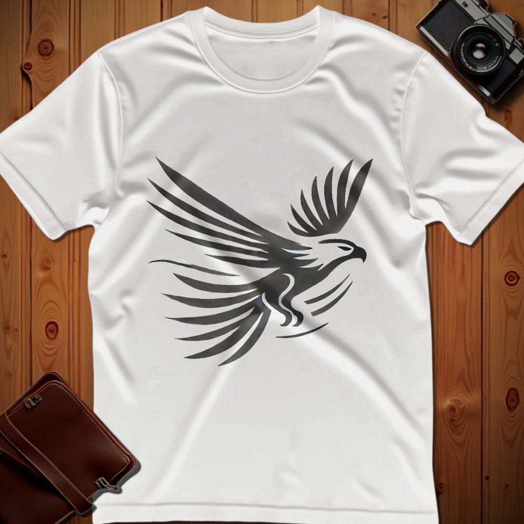 Eagle Tee β Minimalist Flying β Bold Vibrant Art