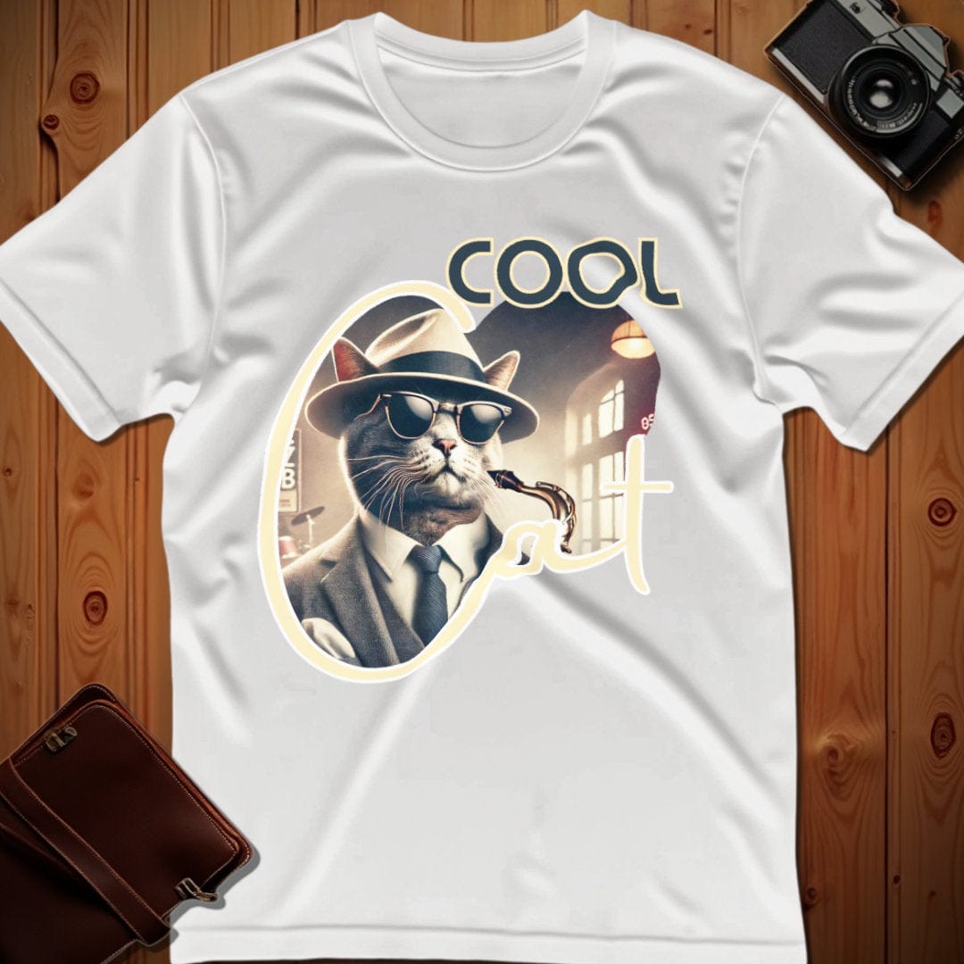 Cat Tee β Cool Jazz β Bold Vibrant Graphic | Festival & Party Wear